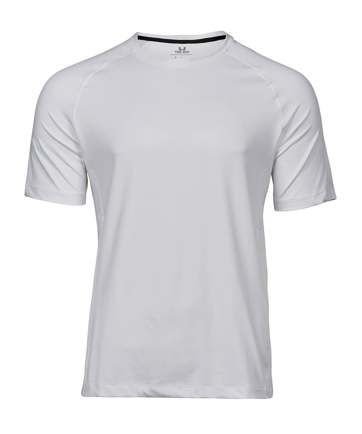 White CoolDry tee - TJ072, S, ideal for sports and casual wear.