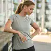 Elegant women's CoolDry T-shirt for activewear and casual wear. Perfect for comfort and style.