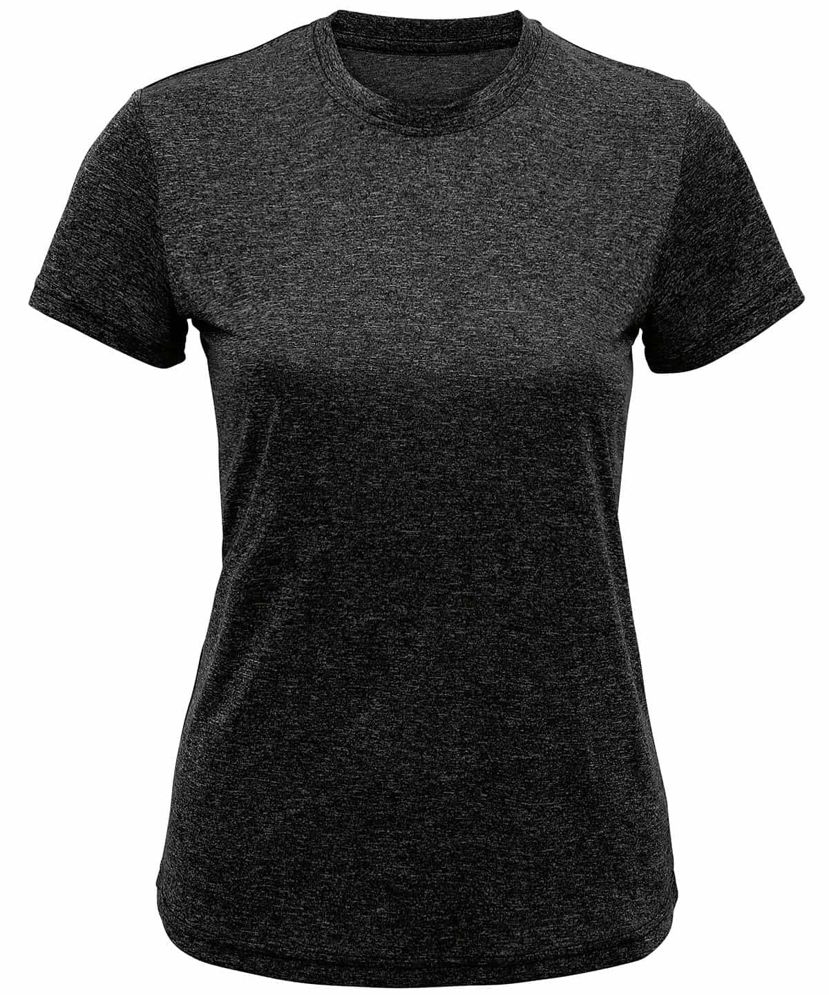 Recycled performance T-shirt with embroidery and printing options, ideal for active women. Eco-frien.