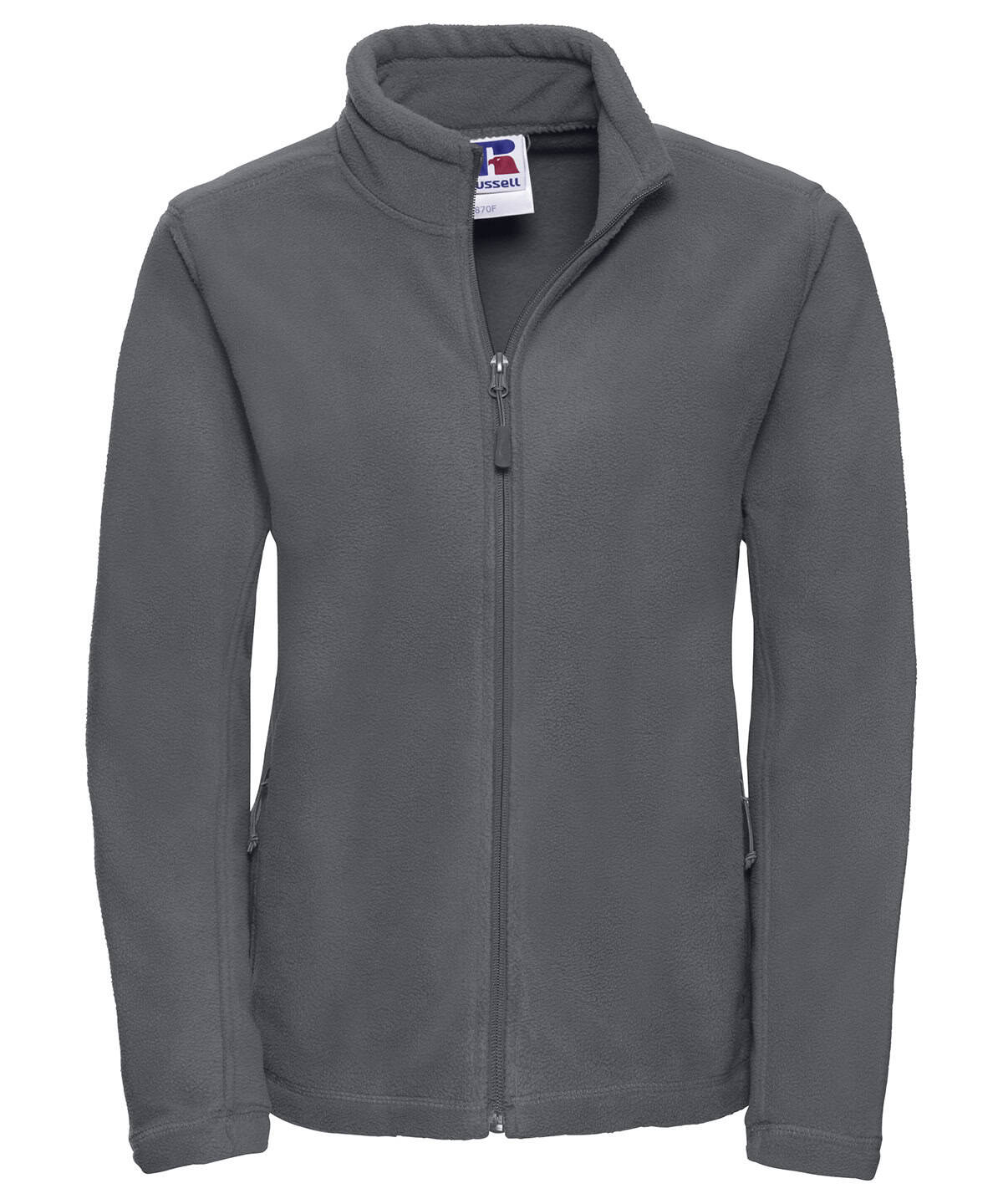 Zip outdoor fleece jacket in convoy grey, perfect for outdoor activities and casual wear.