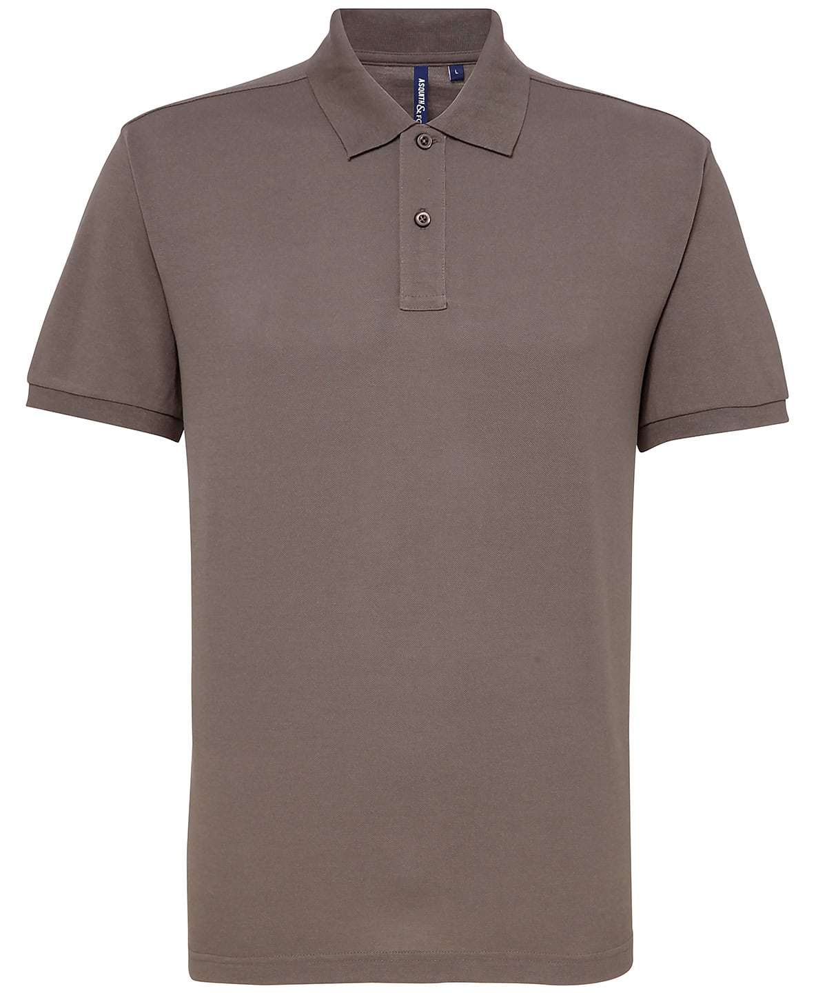 Polycotton blend polo shirt ideal for custom embroidery and printing in slate colour. Perfect for co.