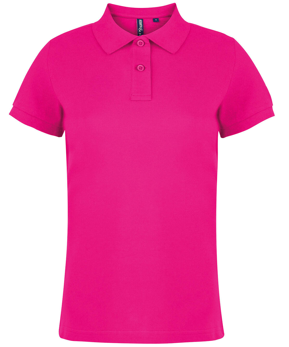 Hot Pink Ladies Classic Fit Polo Shirt for Custom Embroidery & Printing.