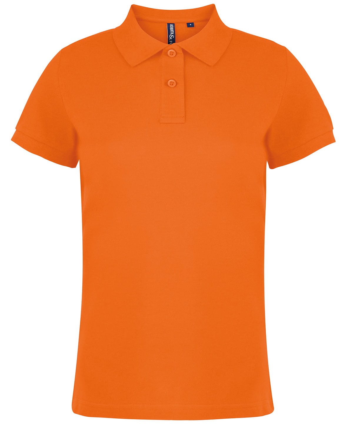 Orange Ladies Classic Fit Polo for Embroidery & Printing.