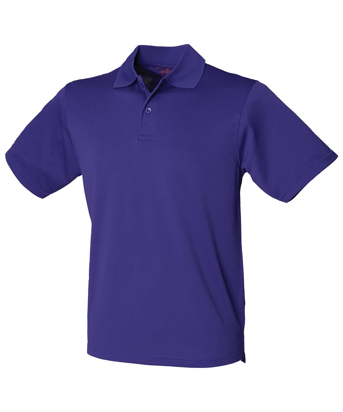 Bright purple polo shirt with embroidery and printing options. Perfect for custom corporate or sport.