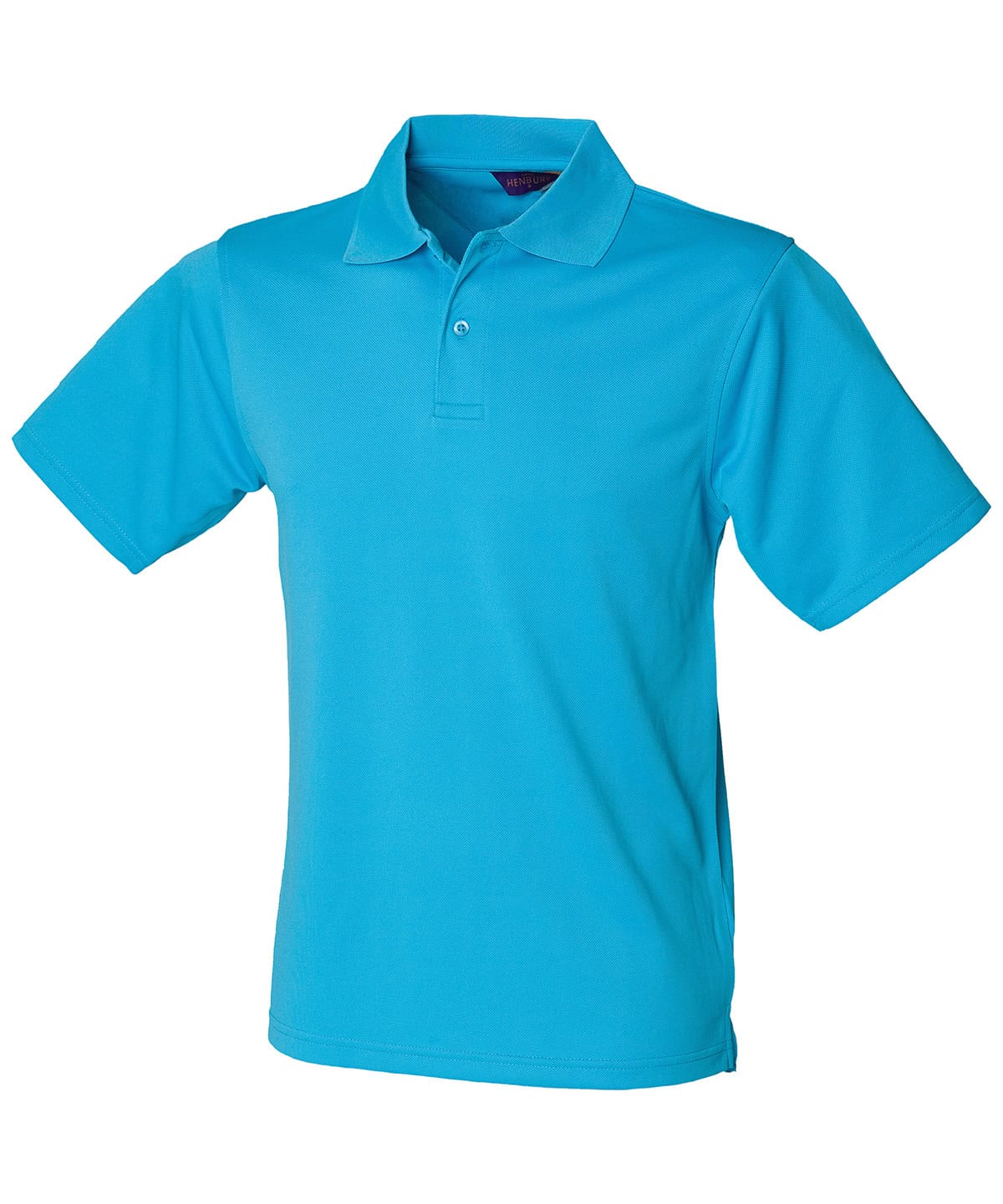 Turquoise Coolplus polo shirt HB475, XS, perfect for casual or sportswear.