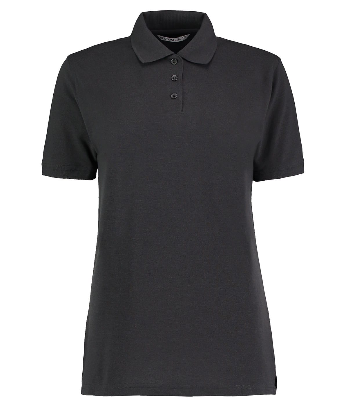 Ladies Klassic polo shirt in graphite, superwash fabric, perfect for casual or workwear. Comfortable.