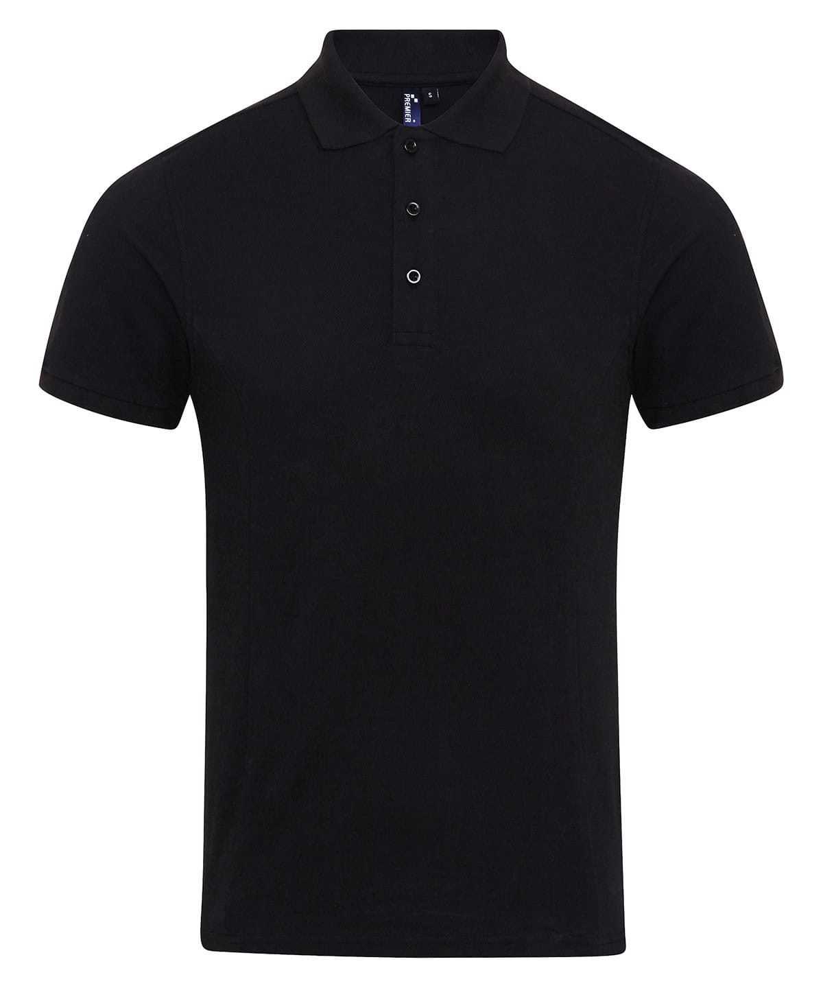 Polo shirt with Coolchecker plus polo PR630 branding, ideal for custom embroidery and printing.