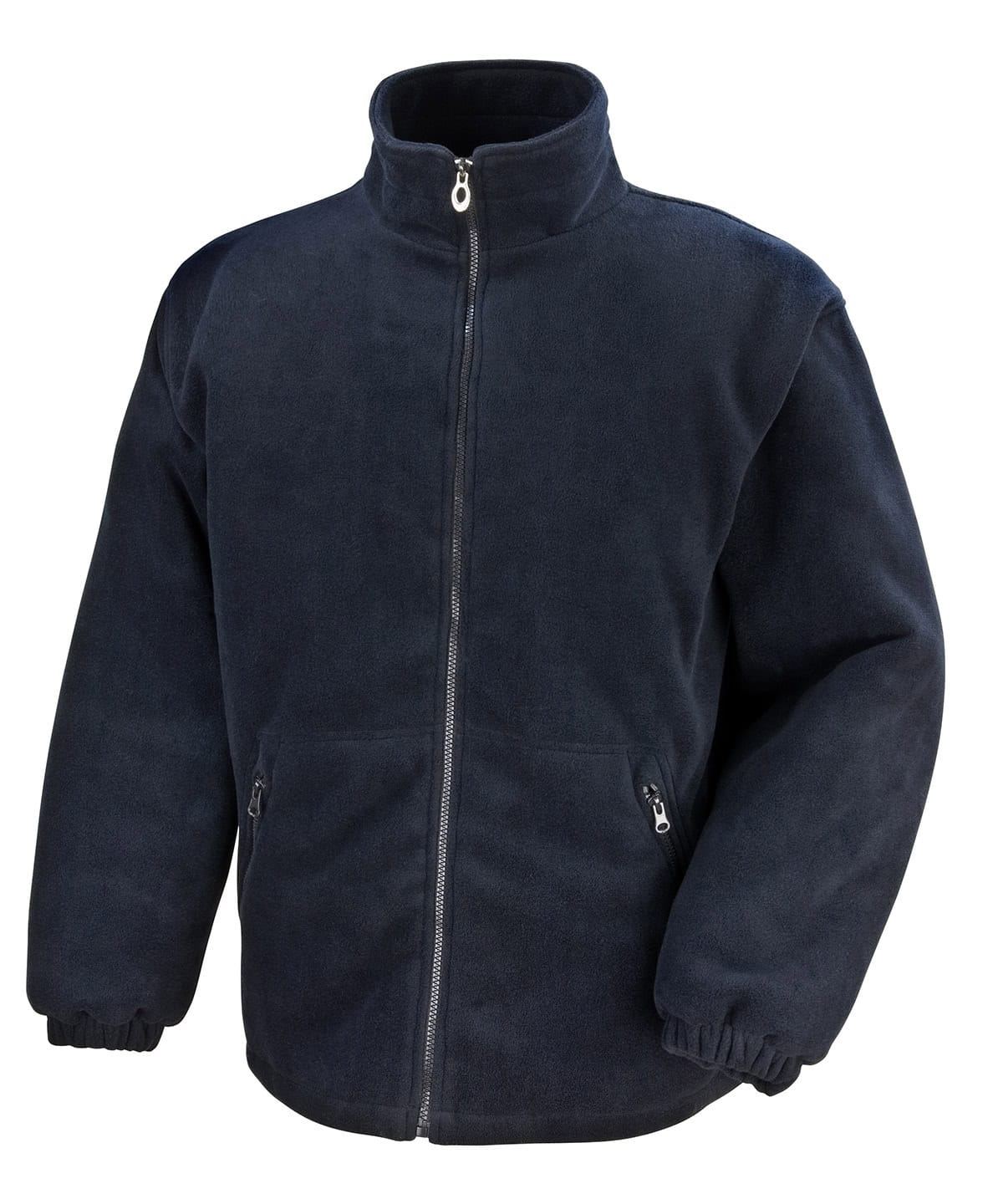 Fleece jacket with embroidery and printing options, ideal for winter warmth and custom branding.
