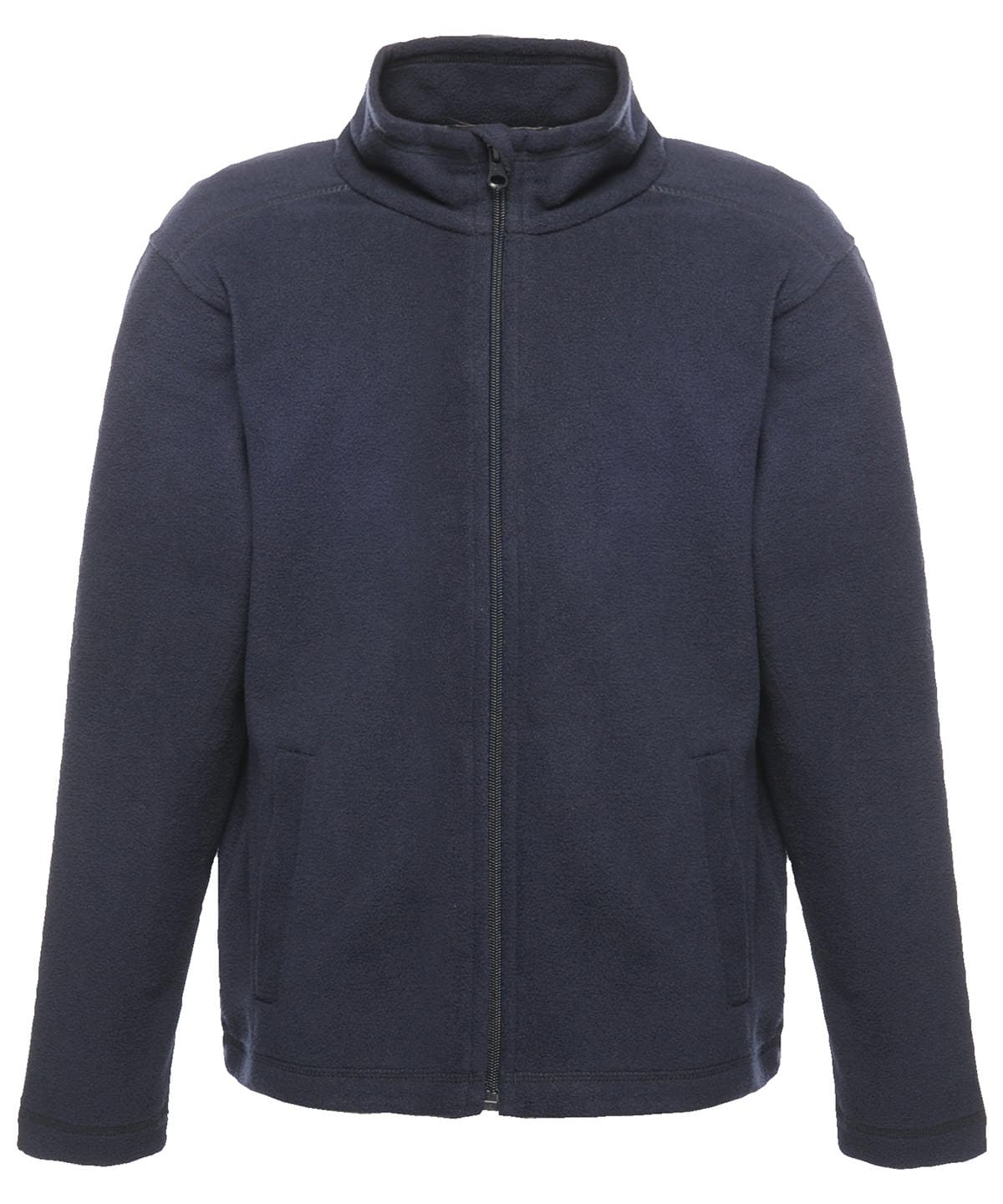 Kids Brigade II navy fleece jacket with embroidery, suitable for 2-year-olds.