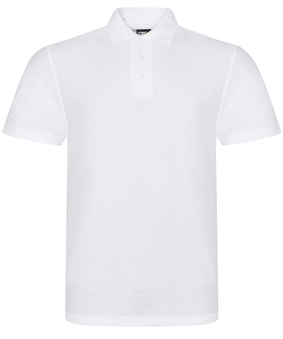 White polo shirt RX101, ideal for custom embroidery and printing for professional sportswear.