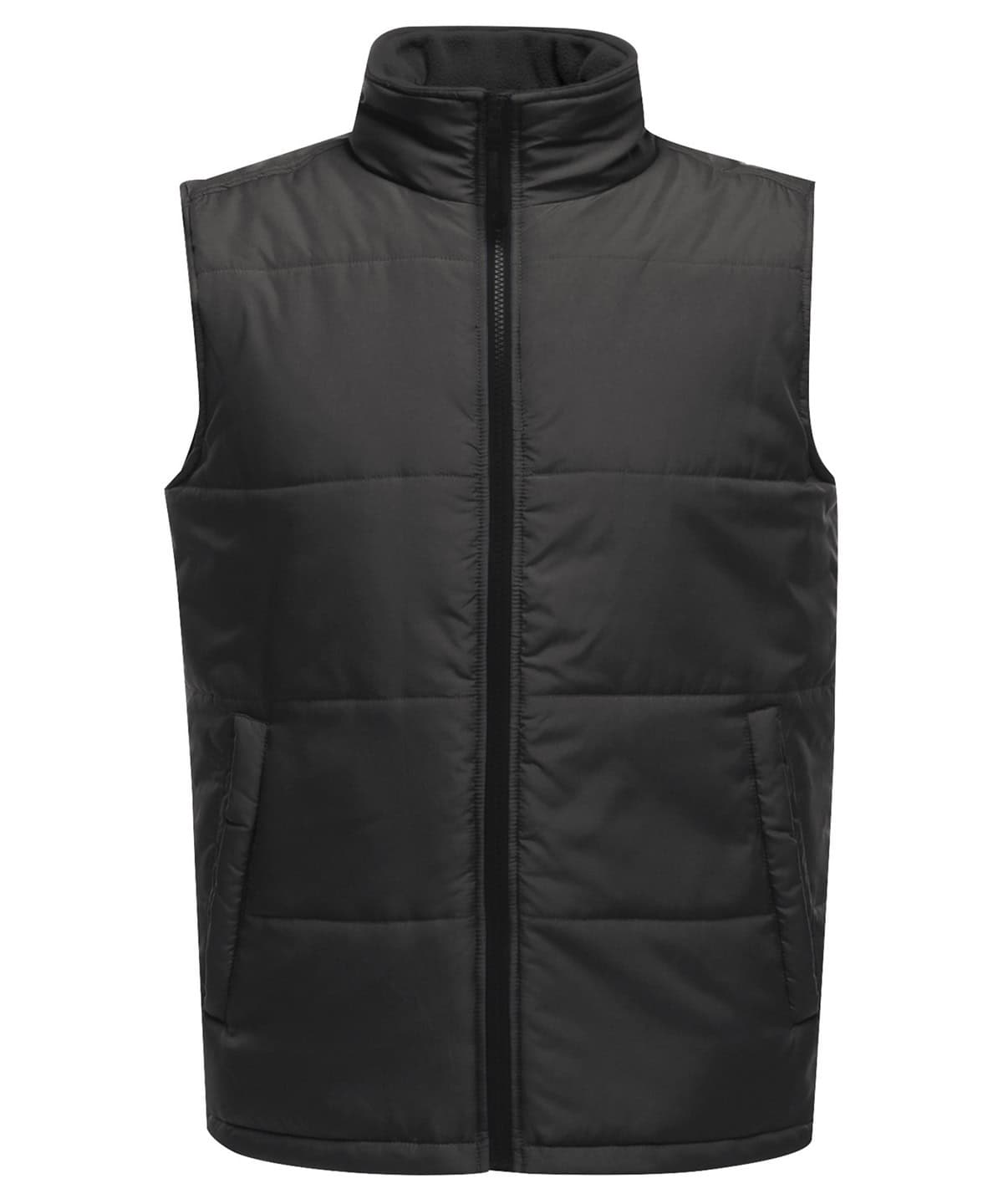 Access insulated bodywarmer in Seal Grey and Black, size S, ideal for warmth and comfort.