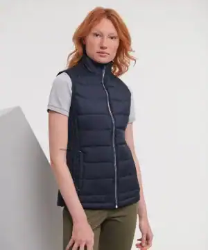 Nano bodywarmer with embroidery and printing options for custom branding.