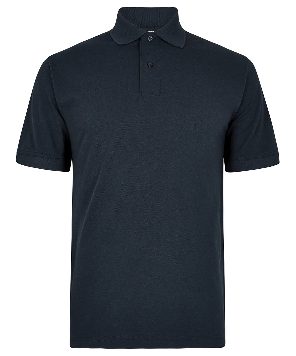 Navy polo shirt with regular fit, made from superwash fabric, ideal for casual and corporate wear.