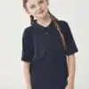 Kids team polo shirt with embroidery and printing options. Perfect for school sports and team events.
