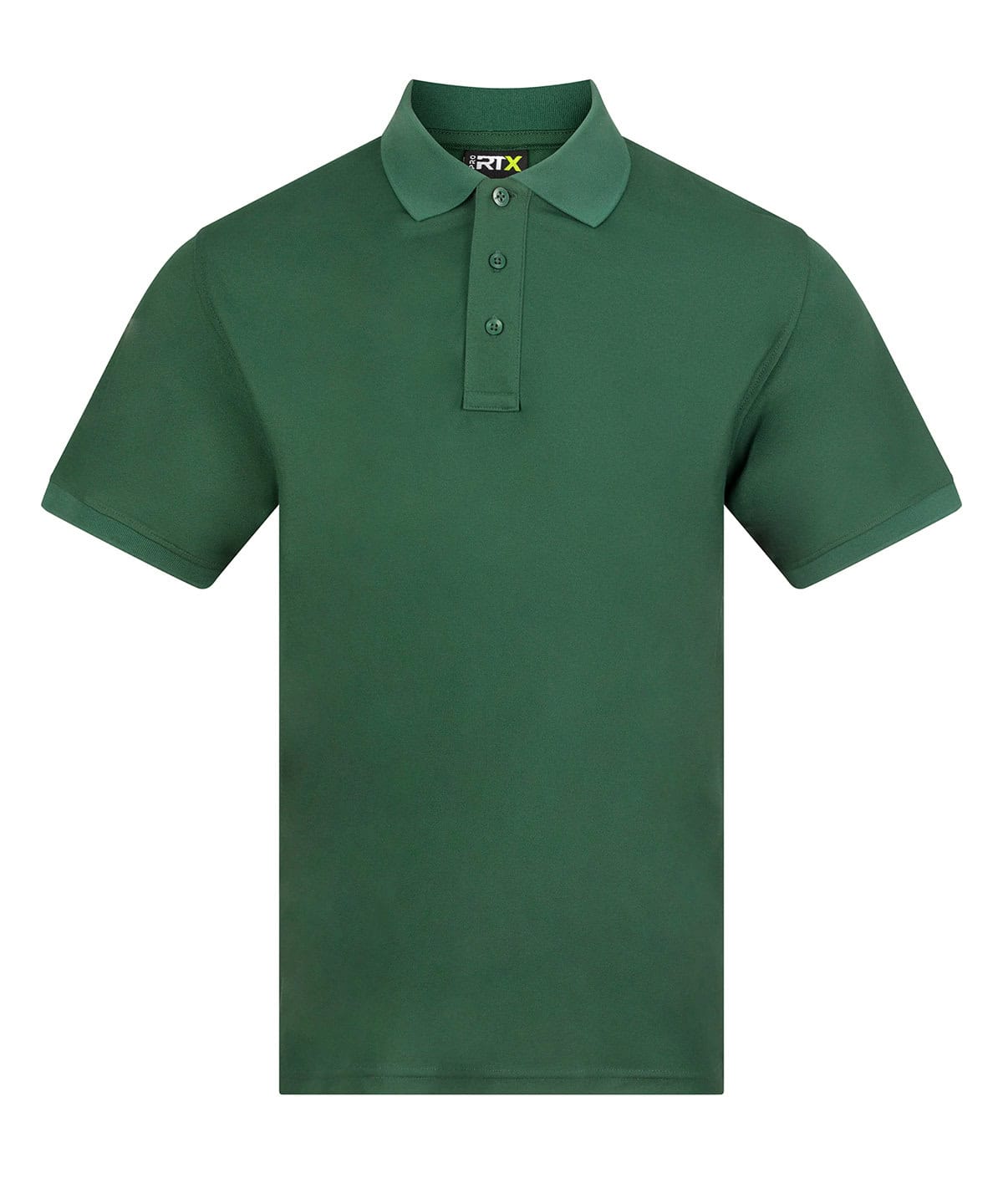 Pro wicking polo shirt in bottle green, XS, ideal for sports and casual wear.