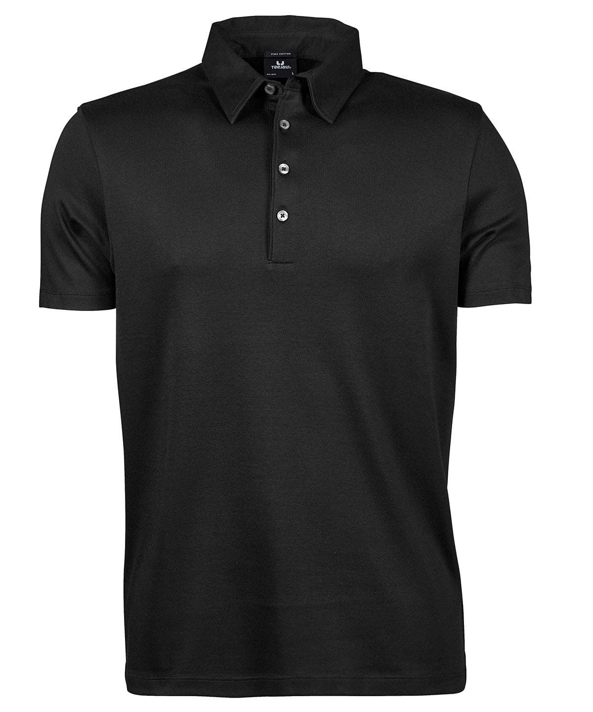Quality Pima cotton polo with classic design and comfortable fit. Perfect for casual or professional.