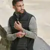 Crossover bodywarmer with embroidery and printing options, ideal for customised workwear and promoti.