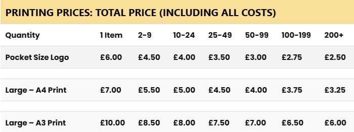 Printing Prices 2026